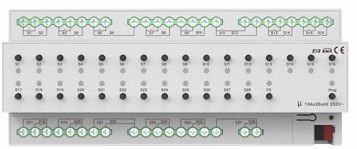 Модуль: KNX модуль переключения на 28 каналов с током до 10A 